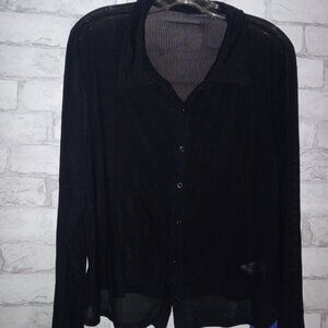 Sheer Black Blouse